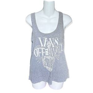 VANS TANK TOP BACK CUTOUT HEATHER GRAY XS